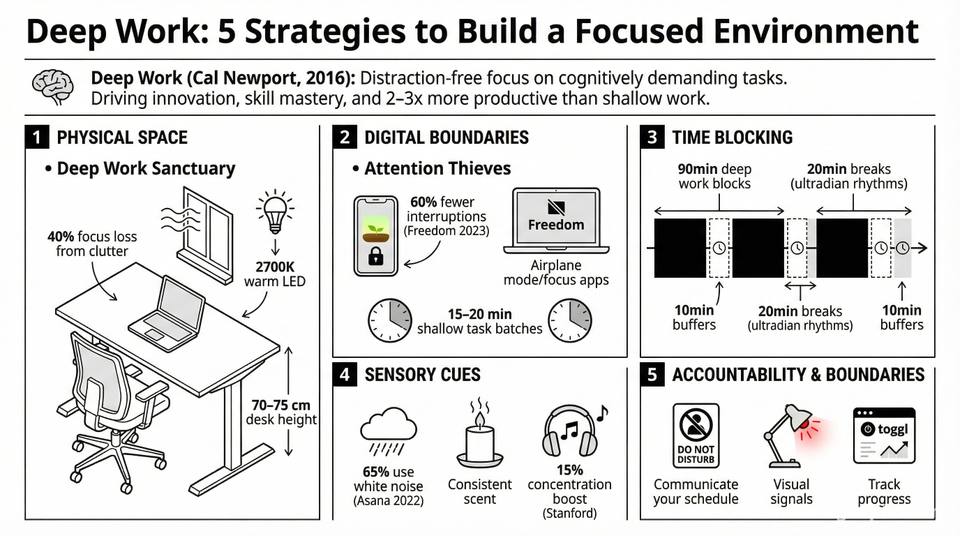 Deep Work: 5 Strategies to Build a Focused Environment | Summagraph